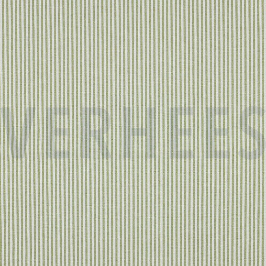 Verhees - Yarn Dyed Stripes 3 mm - Old Lime 02510.017