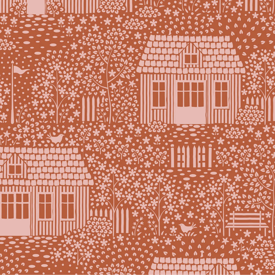 Tilda - My Neighborhood Rust - 110059