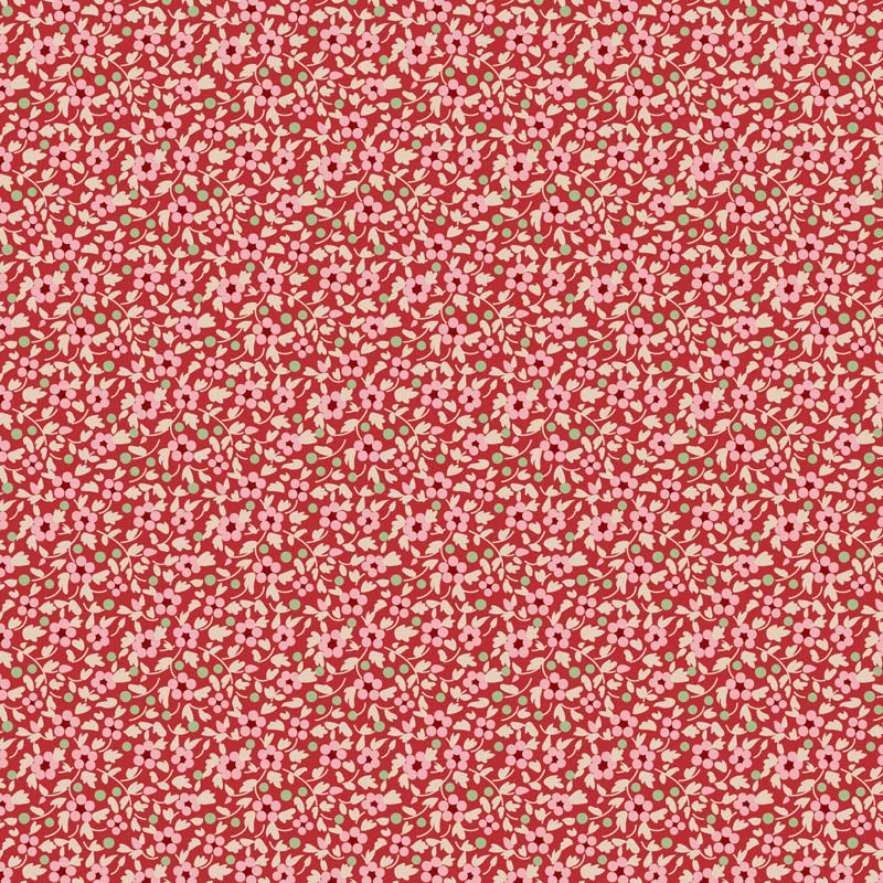 Tilda Creating Memories - Brie - Red 130149