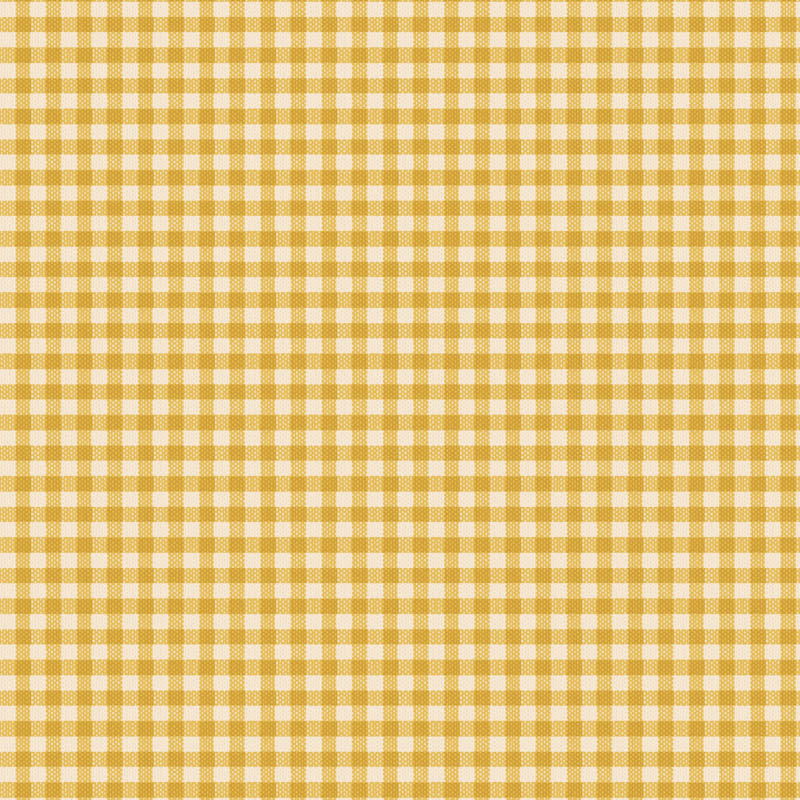 Tilda Creating Memories Woven Gingham Yellow - 160065