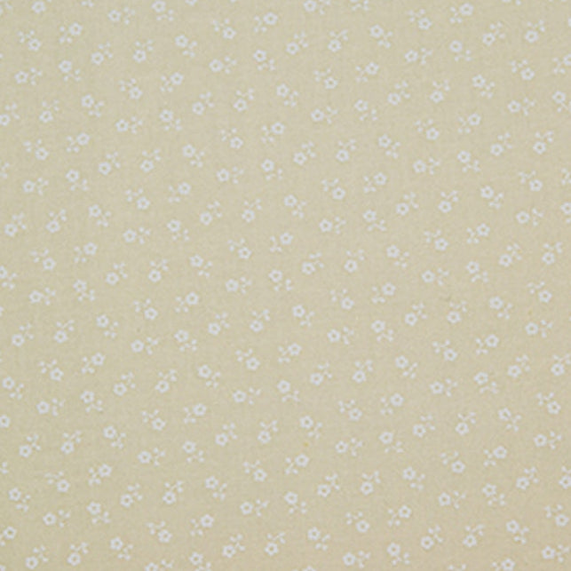 Stoffabric - Muslin Prints Hvid/Beige - 313-017