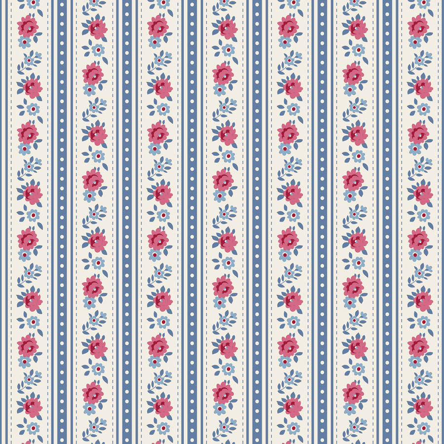 Tilda Village Life - Agnes Blue - 100700