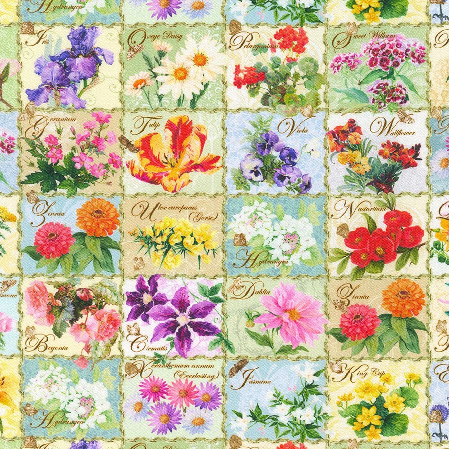 Robert Kaufman - Seeds to Sew Garden - AIGD-22189-238