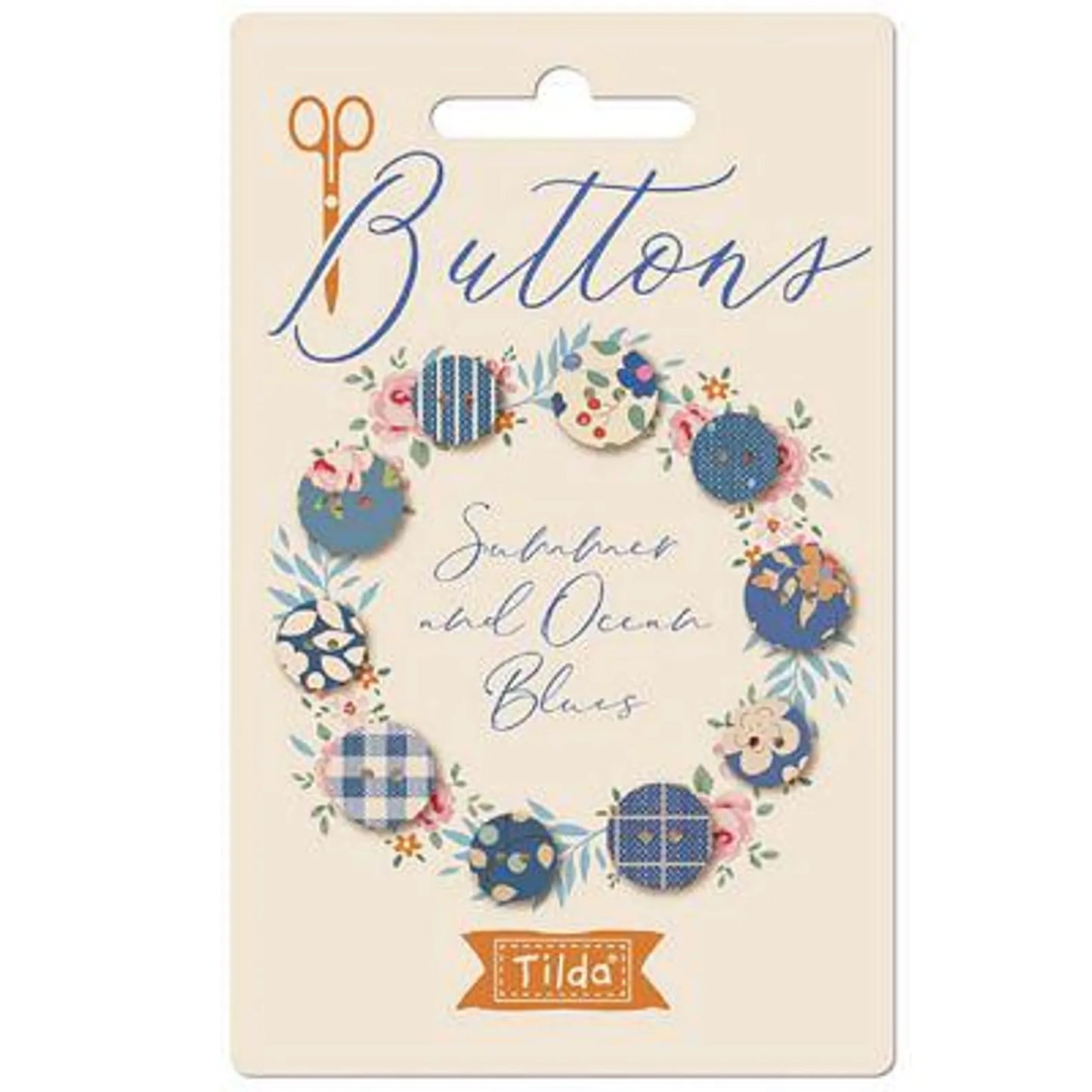 Tilda knapper - Creating Memories Summer - 400063