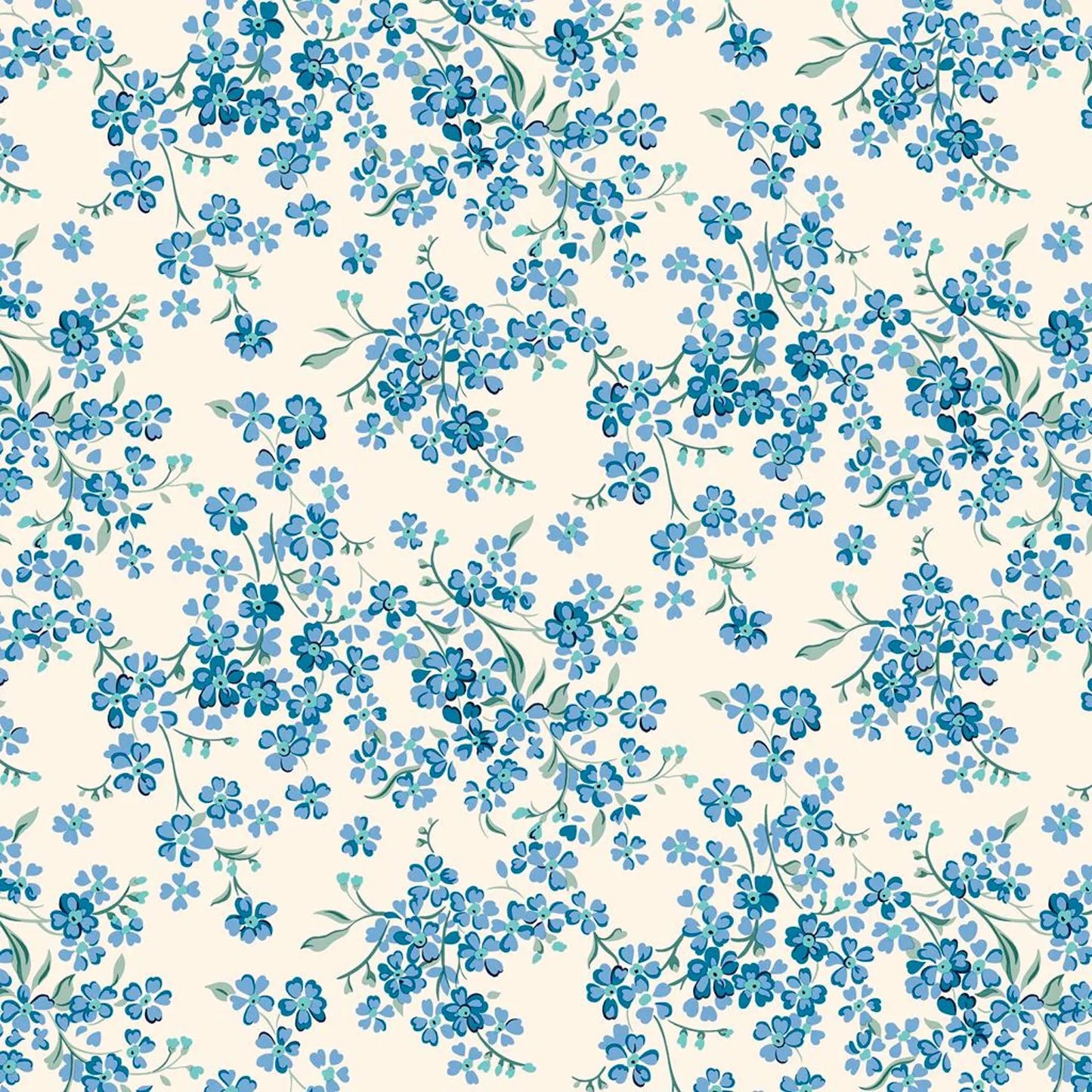Liberty Lasenby Floral Nostagia - Forget Me Not Trail 01667451C
