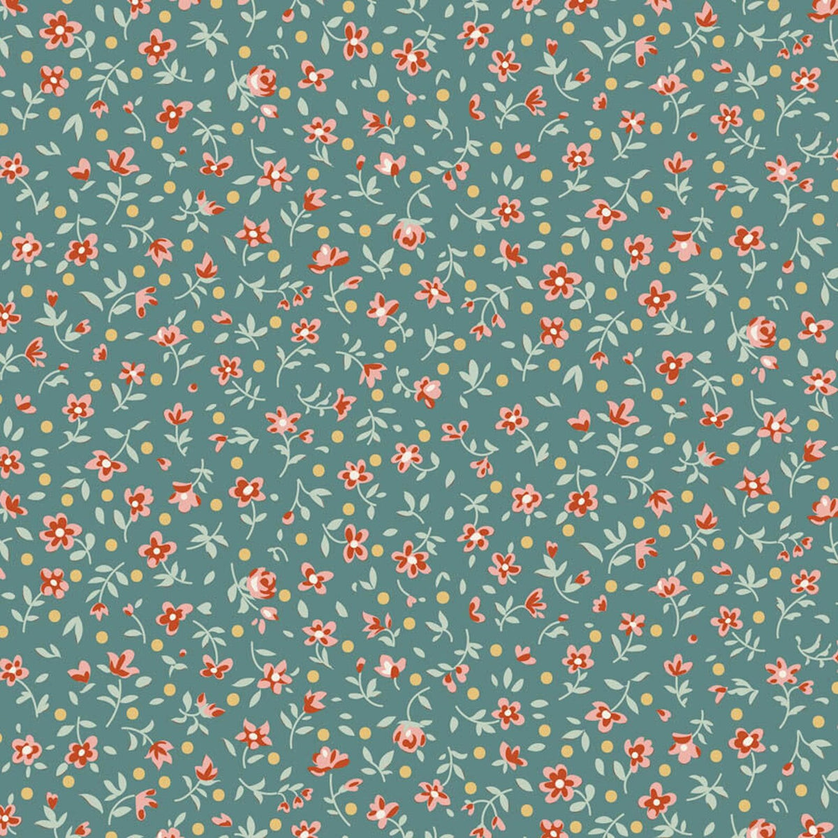 Tilda Village Life - Mae Teal - 110178