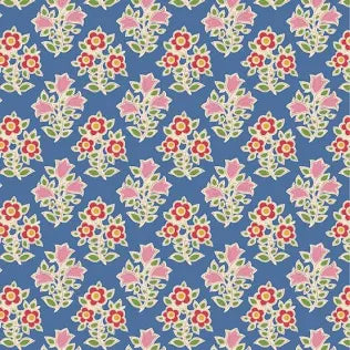 Tilda - Jubilee Farm Flowers Blue - 110101