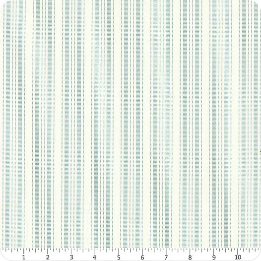 Tilda - Tea Towel Spungecake Stripe Teal - Turkis 130066