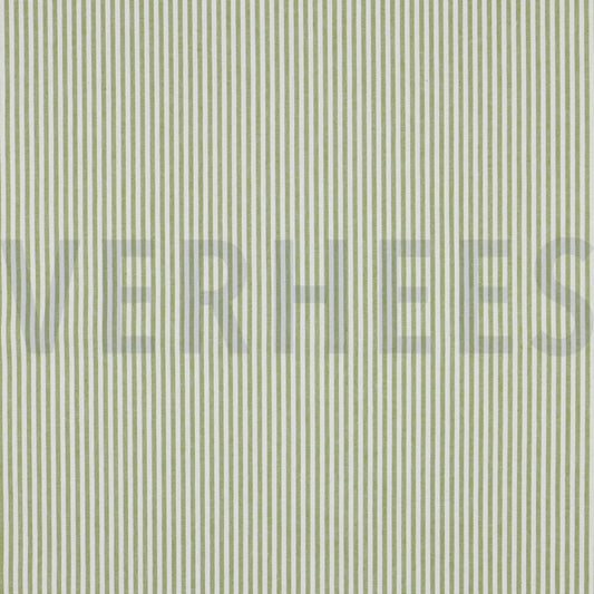 Verhees - Yarn Dyed Stripes 3 mm - Old Lime 02510.017