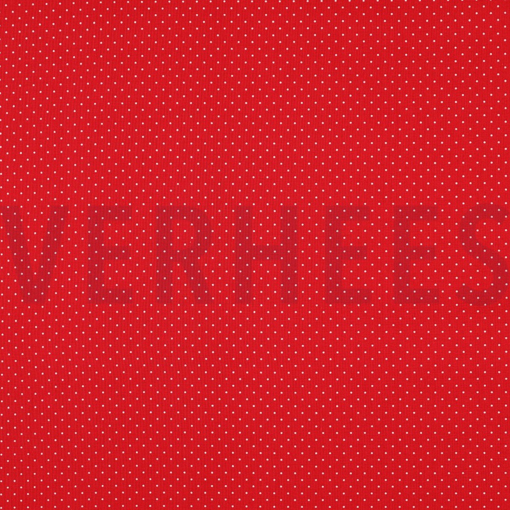 Verhees - Poplin Petit Dots - Red 04948.004