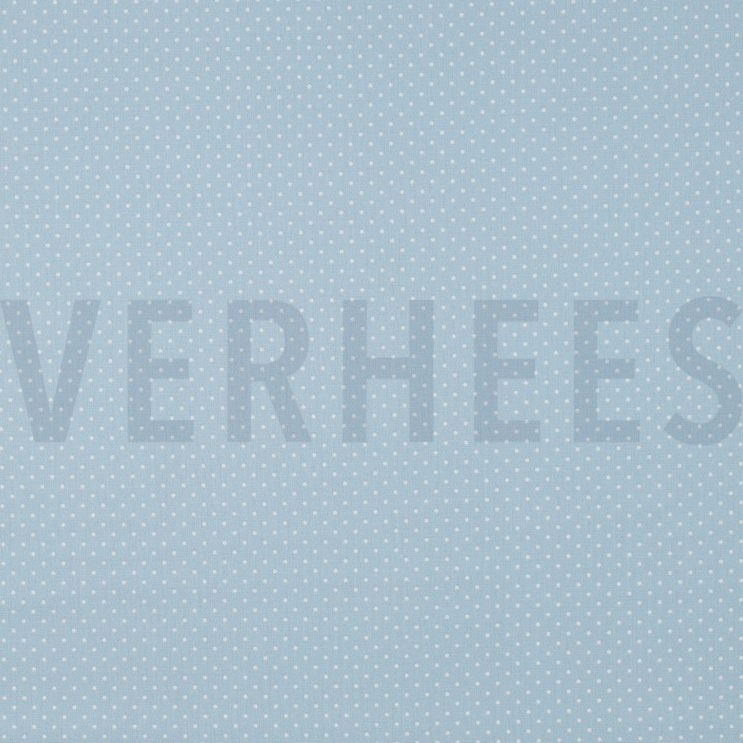 Verhees - Poplin Petit Dots - Light Blue 04948.020