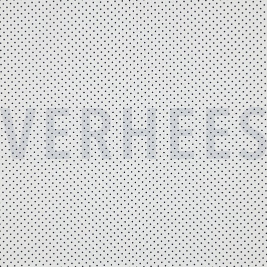 Verhees - Poplin Petit Dots Hvid/Blå - White/Navy 04948.102