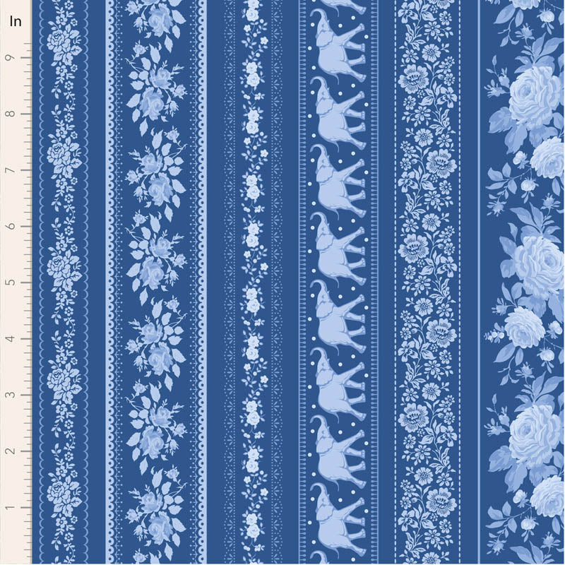 Tilda - Something Blue Borders Night - 110171