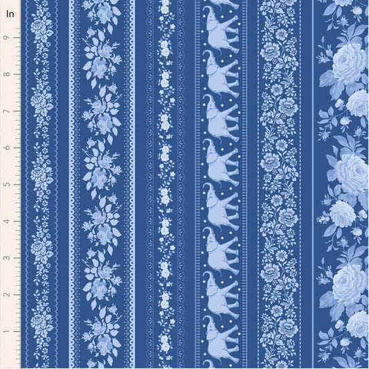 Tilda - Something Blue Borders Night - 110171