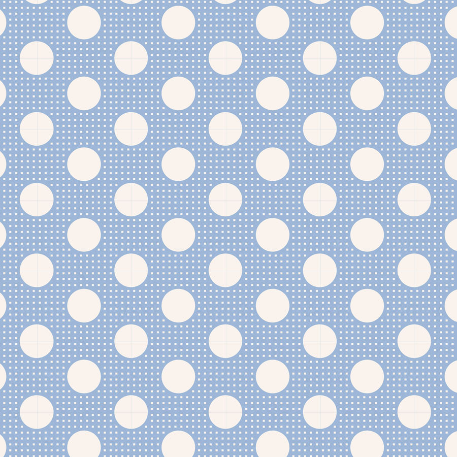 Tilda Basic Medium Dots - Lyseblå 130002