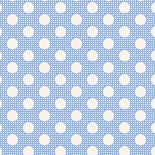 Tilda Basic Medium Dots - Lyseblå 130002