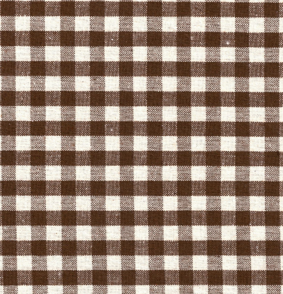 Køkkenternet genbrugsbomuld Brun / Hvid - 10x10 mm