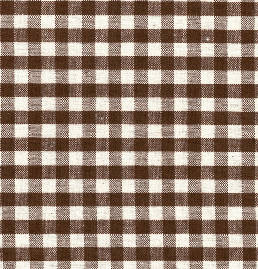 Køkkenternet genbrugsbomuld Brun / Hvid - 10x10 mm