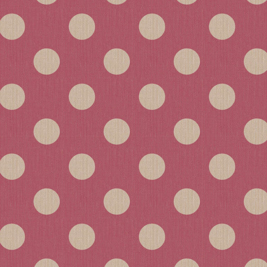 Tilda Chambray - Dot Burgundy - 160053