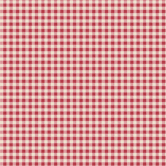 Tilda Creating Memories - Gingham (2,5 x 2,5 mm) - Red 160087