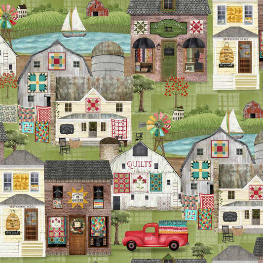 3 Wishes - Shop Hop Around Town - 21698-GRN
