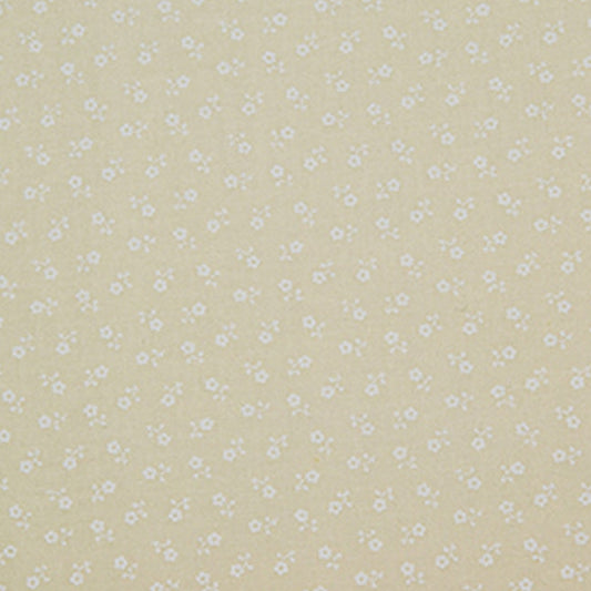 Stoffabric - Muslin Prints Hvid/Beige - 313-017