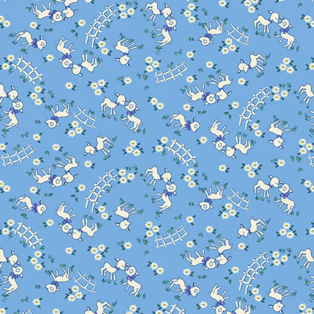 Henry Glass - Nana Mae 6 Sheep Blue - 11336211