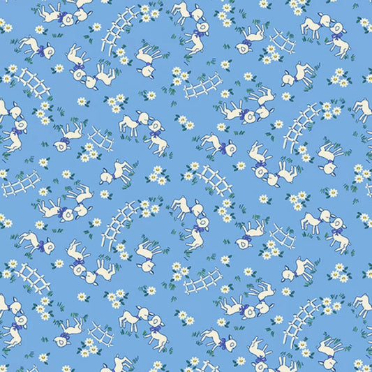 Henry Glass - Nana Mae 6 Sheep Blue - 11336211