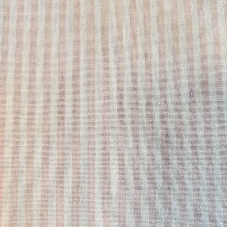 Mellemstribet genbrugs-bomuld Lyserød - 5 mm