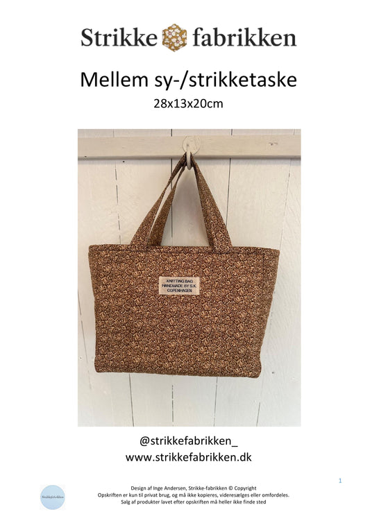Kit til mellem sy-/strikketaske