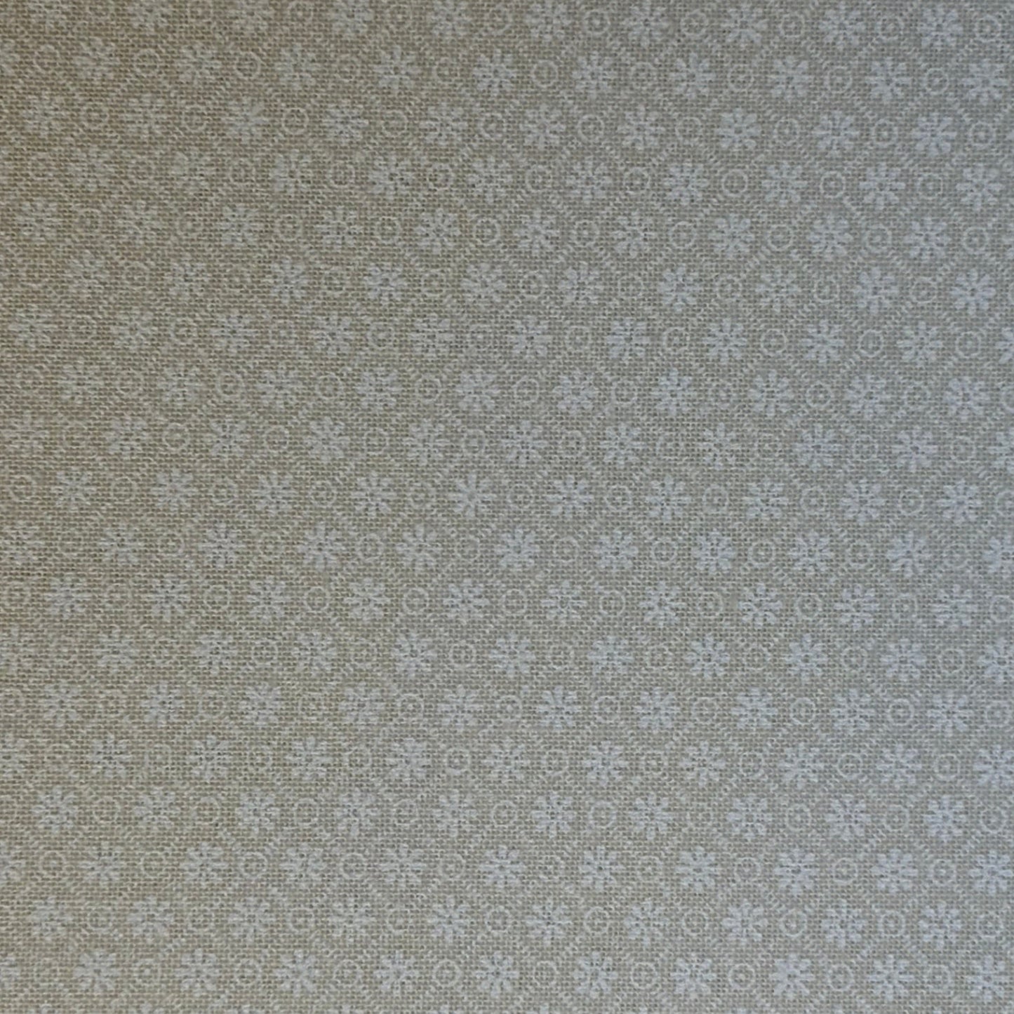 Stoffabric - Muslin Prints Hvid/Beige - 313-034