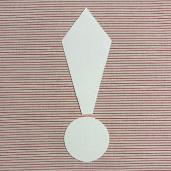 Hexagonal cardboard templates 2.5 cm / I-5