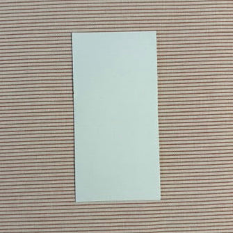 Rektangulære papskabeloner 5 x 10 cm / B-3