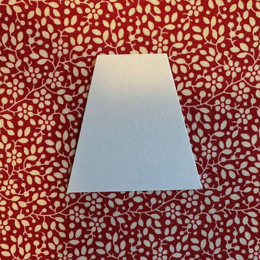 Fingerbøl papskabeloner 2,5x5x5x5 cm / V-2