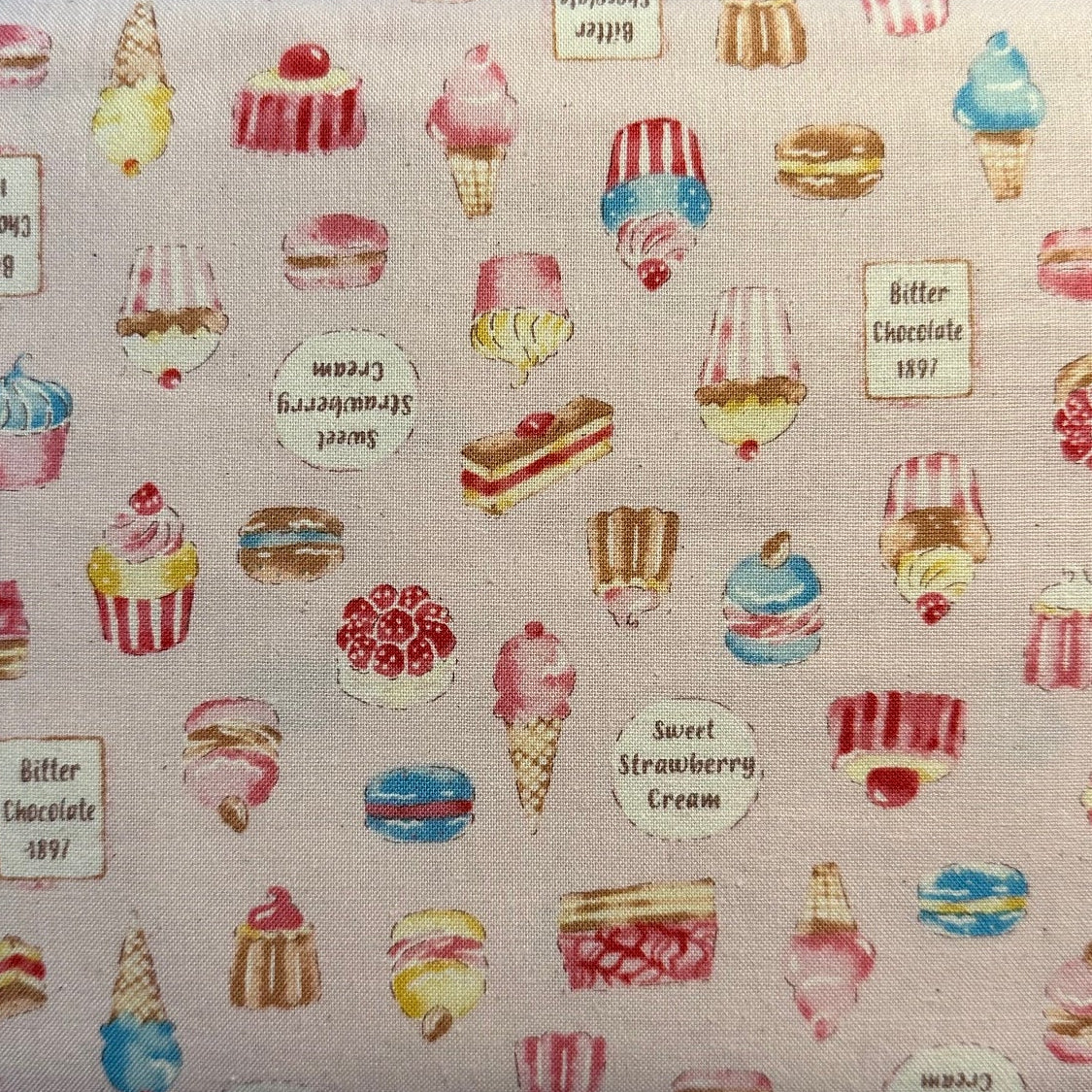 Kokka - Trefle Pink Cakes