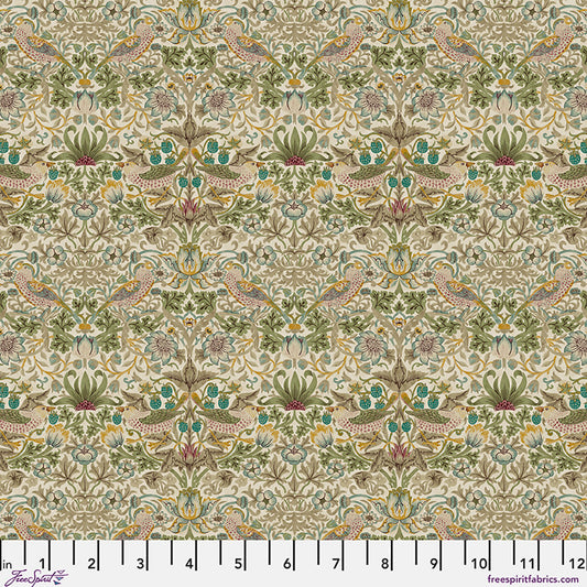 Willian Morris - Strawberry Thief Old Gold Lodden - PWWM002