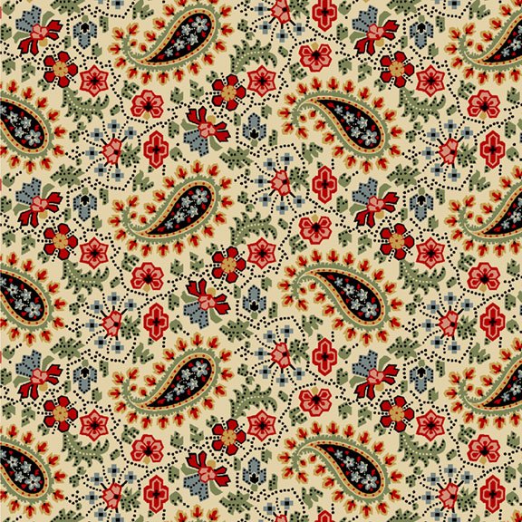 Villa Flora by Paula Barnes - Cream - R220478