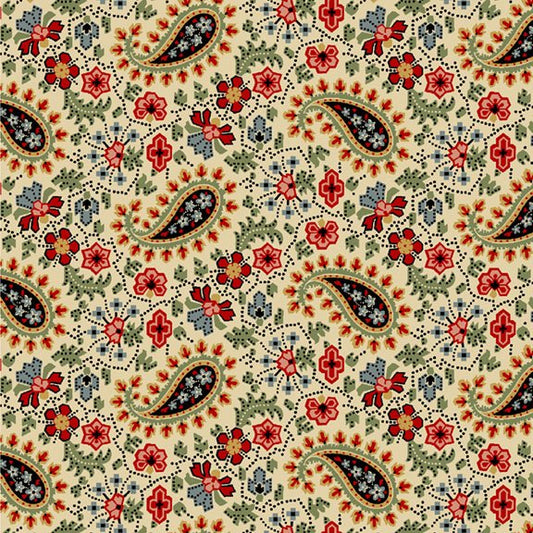 Villa Flora by Paula Barnes - Cream - R220478