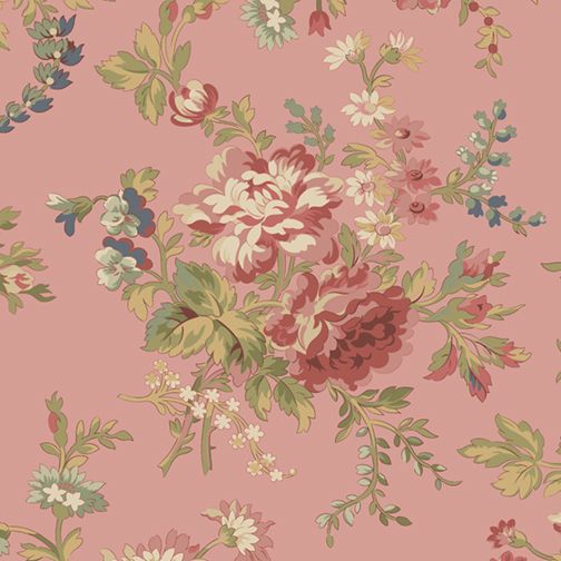 Marcus Fabrics - Neighbourhood Florist Pink - R520605