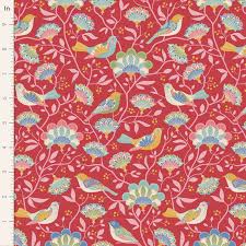 Tilda Jubilee - Bird Tree Red - 100544