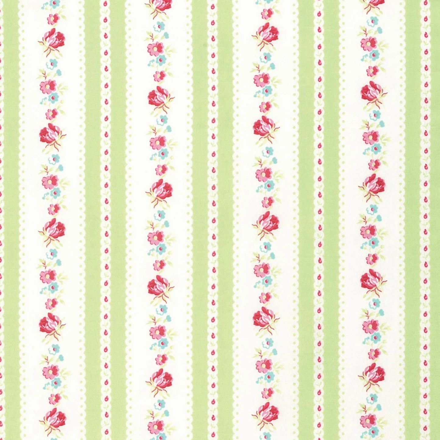 Free Spirit - Tanya Whelan Lola Garden Ticking - PWTW107 Green