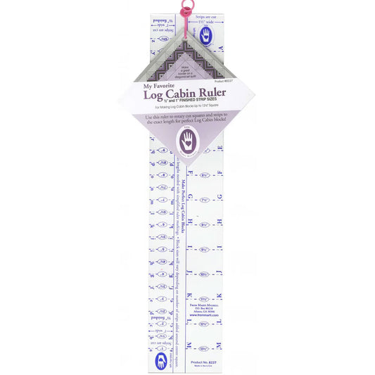 COMING SOON                           Marti Michell Log Cabin ruler no 8227