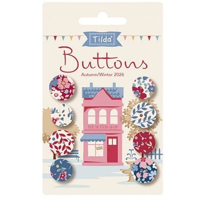 Tilda knapper - Village Life Winter  - 400081